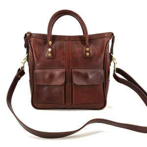 J.W Hulme Co. Leather Excursion Bag Crossbody Distressed Retro Bohemian Classic
